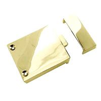 Beggars Latch - Brass - Cast Beggars Latch Right Hand 75 X 62mm Polished Brass