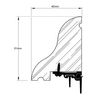 Cyclone Seals - Sealmaster Cyclone WFH Weatherboard Oak 1000mm