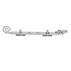 Hampstead Open Curl Range - Soft Satin Chrome - Hampstead Open Curl 250mm Stay - Soft Satin Chrome