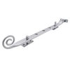 Hampstead Open Curl Range - Soft Satin Chrome - Hampstead Open Curl 300mm Stay - Soft Satin Chrome