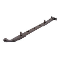 Hampstead Pear Drop Range - Soft Antique Bronze - Hampstead Pear Drop 300mm Stay - Soft Antique Bronze