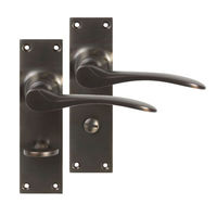 Hampstead Range Lever - Soft Antique Bronze - Hampstead Pair Lever Bathroom Handles - Soft Antique Bronze