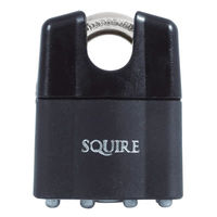 JCB Stronglock Padlock - Closed Shackle - JCB Stronglock Padlocks for Home Use 44 x 24mm Body - 8mm Shackle Diameter - 13 x 20mm Shackle Clearance - Differ