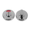 Stainless Steel Turn and Release Sets - Thumbturn & Release with Concealed Fixing to suit 5mm Square Spindle - Polished Stainless Steel