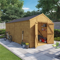 16 x 8 Expert Windowless Wooden Shed - Apex Workshop Garden Shed