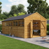 20x10 Expert T&G Apex Wooden Workshop Shed - Windowed BillyOh - Pressure Treated Garden Shed
