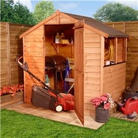 6 x 6 - BillyOh 20 Rustic Economy Overlap Apex Shed