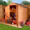 6 x 6 - BillyOh 20 Windowless Rustic Economy Overlap Apex Shed