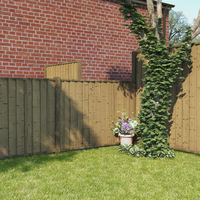 BillyOh 4ft x 6ft Pressure Treated Closeboard Fence Panel - 15 Panels - 60 FT