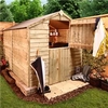 BillyOh Classic Pressure Treated Overlap Windowless Stable Door Apex Garden Shed