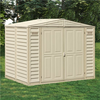 BillyOh DuraMate Apex Plastic Shed with Foundation Kit - 8x6ft