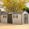 Lifetime 20ft x 8ft Heavy Duty Dual Entrance Plastic Shed - 20x8