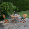 Windsor 1.0m Round Dining Set with 4 Armchairs BillyOh