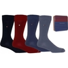 4-Pack Gift Tin Plain Socks,  Navy