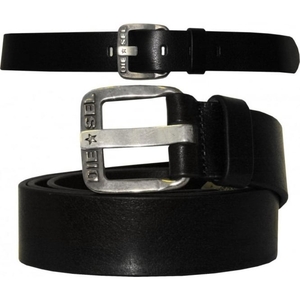 B-Star Leather Belt,  Black