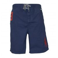 Sanibel Swimming Shorts,  Newport Navy / Red