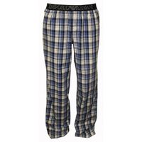 Yarn Dyed Checked Woven Cotton Lounge Bottoms