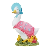 Jemima Puddle-duck Jemima Puddle-duck with Ducklings - 7.5cm Miniature Figurine