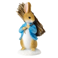 Peter Rabbit Peter Rabbit Carrying Sticks - 7.5cm Miniature Figurine