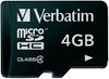 Verbatim 4gb Micro Sdhc Card Class 4