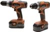 AEG 18V COMBI DRILL & DRILL DRIVER TWIN PACK 2 X 15Ah Li ION BATTERIES XMS10