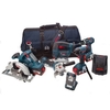 BOSCH 0615990G8K 18v 6 PIECE KIT 3x40AH LIION BATTERIES TOOL BAG