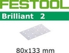 FESTOOL 492860 P80 ABRASIVE SHEET 80 X 133MM PACK OF 10