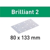 FESTOOL 492862 PACK OF 10 DELTA ABRASIVE SHEETS 180 GRIT 80X133MM