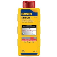 IRWIN STRAITLINE STL64902 CHALK REFILL 8OZ RED