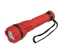 LIGHTHOUSE 3LED RUBBER TORCH 2AA