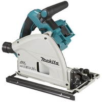 MAKITA DSP600ZJ 18Vx2 BRUSHLESS LXT PLUNGE SAW 165MM BODY ONLY SUPPLIED IN MAKPAC CASE