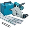 MAKITA SP6000J1 165MM CIRCULAR PLUNGE SAW 110V WITH 2X 14M RAILS CONNECTOR AND MAKPAC CASE