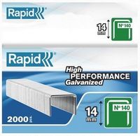 RAPID 14014 GALVANISED STAPLES BOX OF 2000