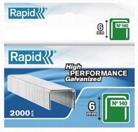 RAPID 1406 GALVANISED STAPLES BOX OF 2000