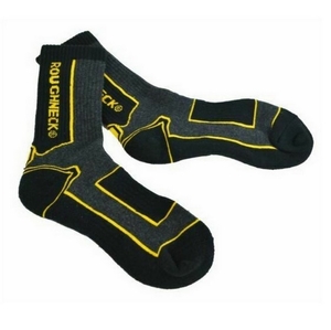 ROUGHNECK HEAVY DUTY COMPRESSION WORK BOOT SOCKS TWIN PACK
