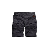 SCRUFFS WORKER COMBAT SHORT BLACK 32W