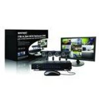 1TB H.264 8CH Network DVR with 4 x CCD Cameras and 18.5 inch LED Monitor 1TB 18.5in CCTV Kit