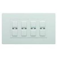LightwaveRF 4 Gang 210w Light Switch LW 4G Dimmer Blk