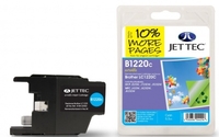 Brother LC1220C Cyan Remanufactured Ink Cartridge by JetTec B1220C