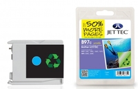 Brother LC970C Cyan Remanufactured Ink Cartridge by JetTec B97C