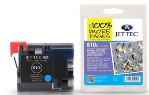 Brother LC970C/LC1000C Cyan Compatible JetTec Ink Cartridge B10C