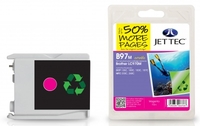 Brother LC970M Magenta Remanufactured Ink Cartridge by JetTec B97M