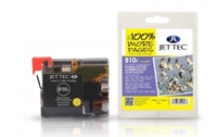 Brother LC970Y LC1000Y Yellow Compatible JetTec Ink Cartridge B10Y