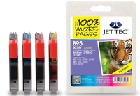 Brother LC985 B C M Y Multipack Remanufactured JetTec Ink Cartridge
