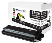 Brother TN325B Black Laser Toner Cartridge by JetTec - B325B