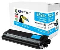 Brother TN325C Cyan Laser Toner Cartridge by JetTec - B325C