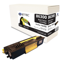 Brother TN6300 Black Laser Toner Cartridge by JetTec - B6300