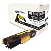 Brother TN6600 Black Laser Toner Cartridge by JetTec - B6600