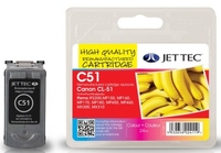 Canon CL51 Colour Remanufactured Cartridge by JetTec C51