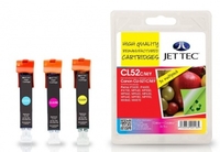 Canon CLI521 CMY Remanufactured Ink Cartridge by JetTec CL52CMY